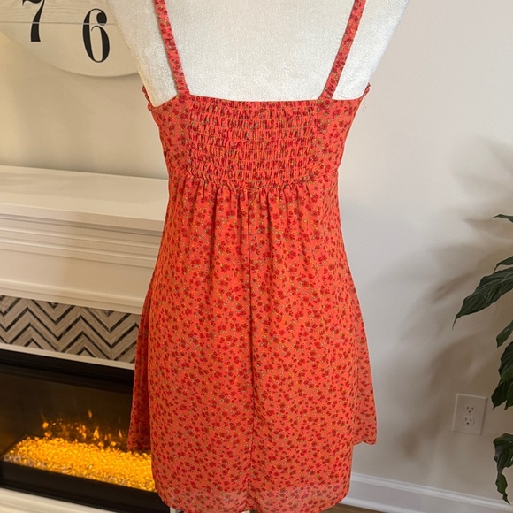 Wild Fable Coral Floral Mini Dress - Picture 4 of 7